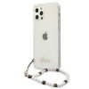 Guess GUHCP12LKPSWH iPhone 12 Pro Max 6,7 Transparent hardcase White Pearl
